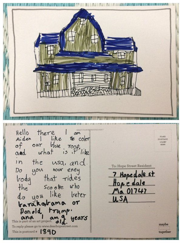 Maybe_Together's tweet image. I love these postcards from #dearhopest
(and all the others too)