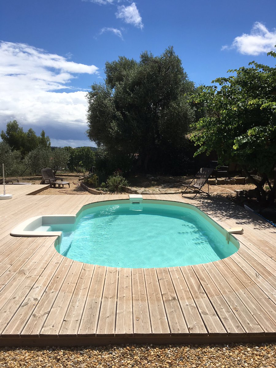 Chilling by the pool!