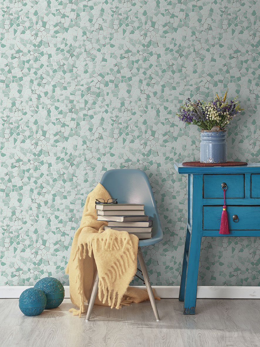 Become the wallpaper in protagonist of the room with decorative dividers or borders. #InteriorDesign #Decoration #HomeStyle