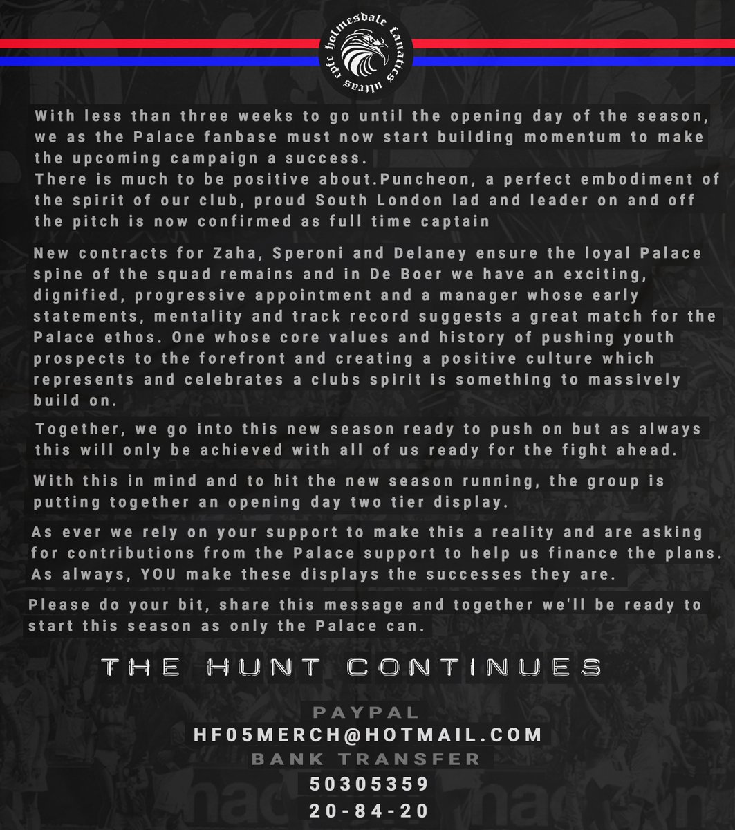 Holmesdale Fanatics tweet media