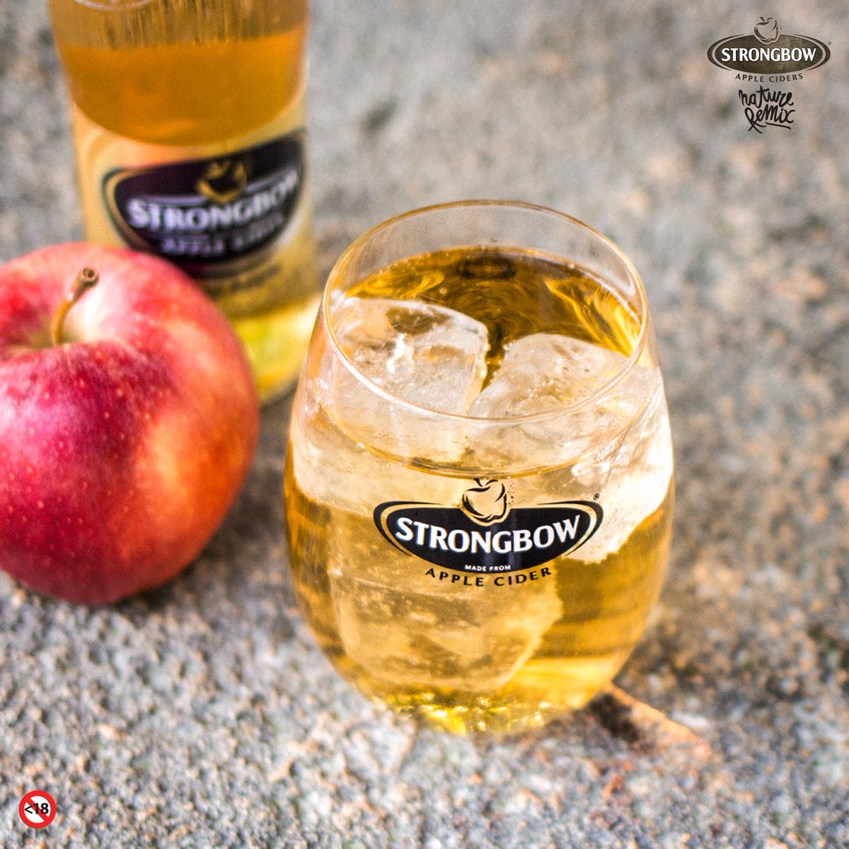 StrongbowSA's tweet photo. It’s like pouring crisp apples and ice cold right from the orchard. #NatureRemix https://t.co/iep5CgzYS7