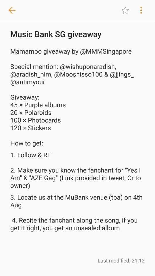 Full details on our giveaway as follow below! Do RT and Follow :) Dm us if you have any enquiries