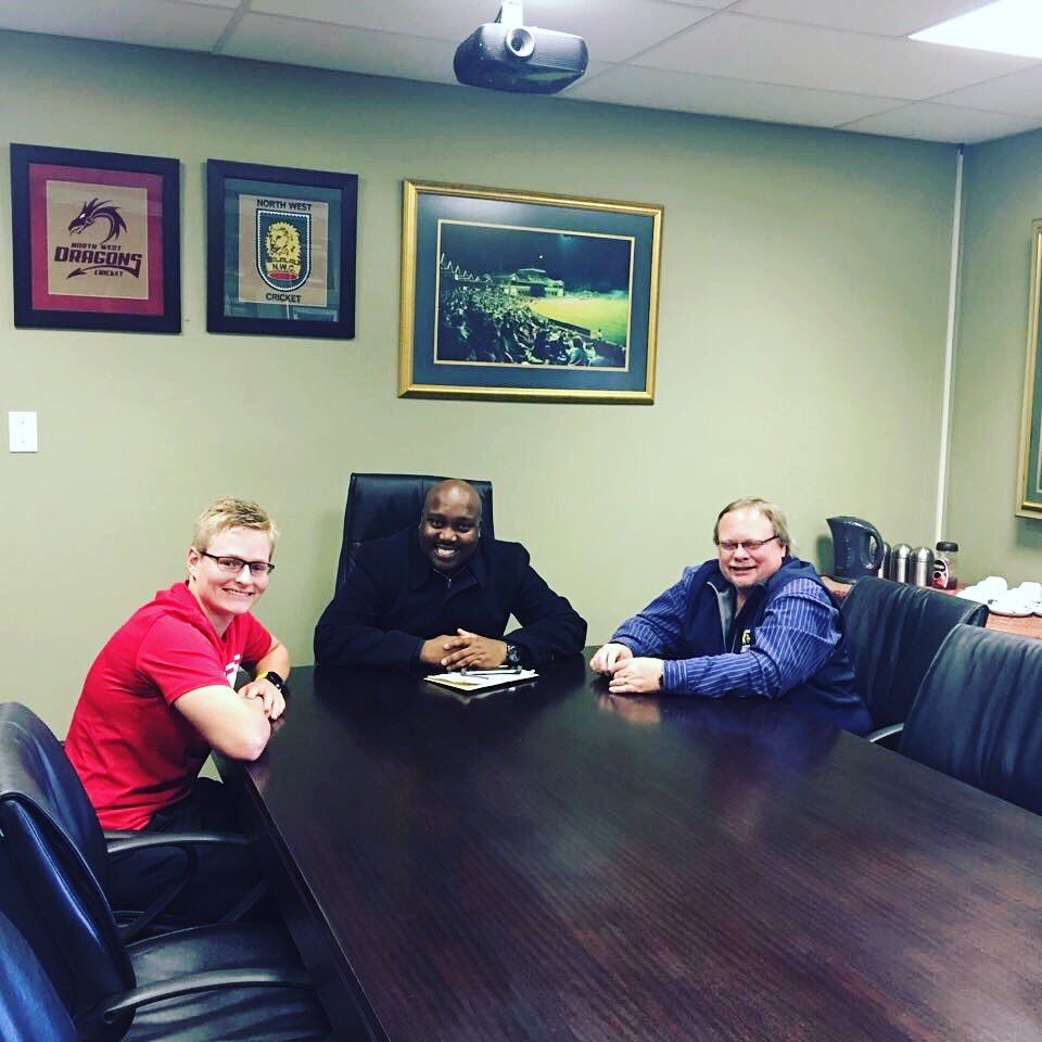 NWCricket01's tweet photo. NWC Senior Cricket manager, Acting CEO &amp; Proteas Women's opening batter Lizelle Lee discussing the plans for the season ahead #NWC #protea https://t.co/nKtRG5sf3K