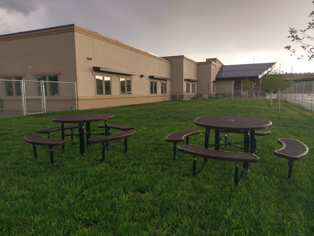 world_compass's tweet photo. We have started putting our new picnic tables put together! #WCA #worldcompassacademy #castlerock https://t.co/qZ1azbOExC