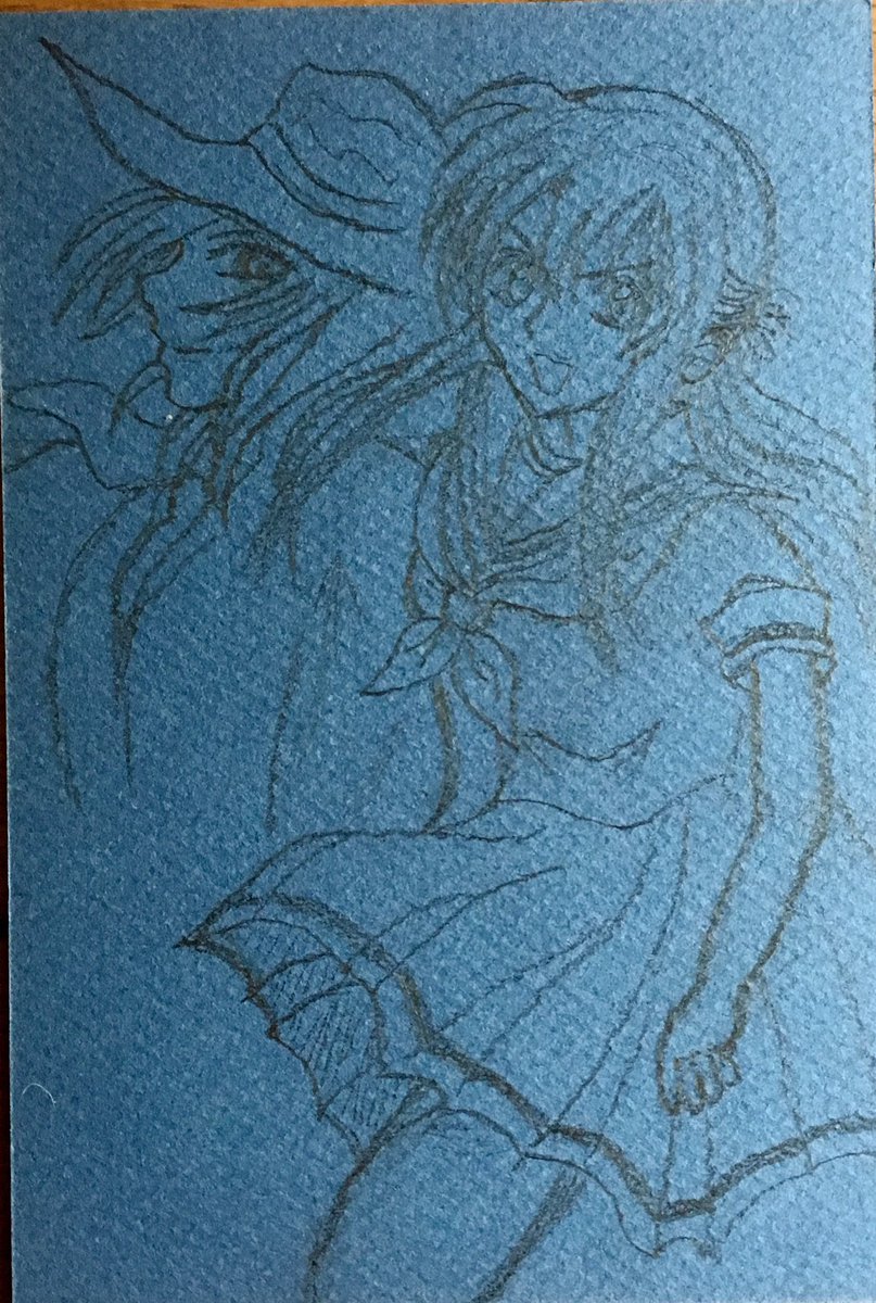 Lozecute's tweet image. #椎橋寛 先生
 #nuramago 
 #ツクモガミ 
千代子と零零七式🌺
ミステリアスな男と
活発な女子との絡みが、
痺れるんだ。

 #アナログ絵 
 #絵描きさんとつながりたい 
 #鉛筆 
#イラスト王国