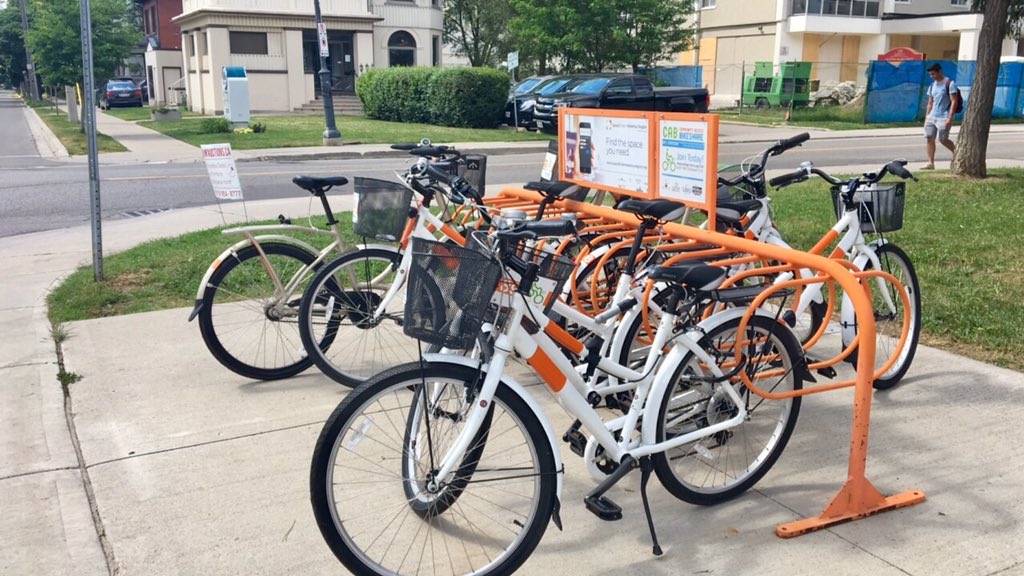 KitchLibrary's tweet photo. @LibraryBoundInc @WaterlooLibrary @rwlibrary We have a @CABikeshare location right outside the library! https://t.co/Uwy6nFx6fM
