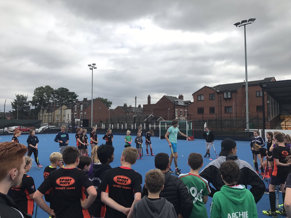 WakefieldHockey's tweet photo. @SportWays day one in full swing! #hockey #fun #summercamp #dutchtakeover https://t.co/qRIFGeGCke
