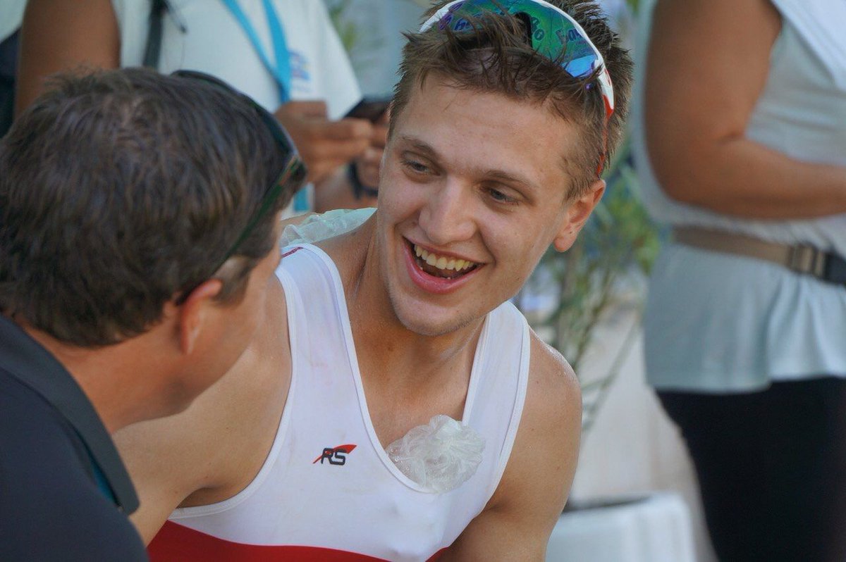 RegattaSport1's tweet photo. Congratulations to Trevor Jones for winning GOLD in the BM1x at #WRU23Champs Rock that RS Uni!! #morespeedplease #RSgear #RegattaSport https://t.co/cIuQPoSird