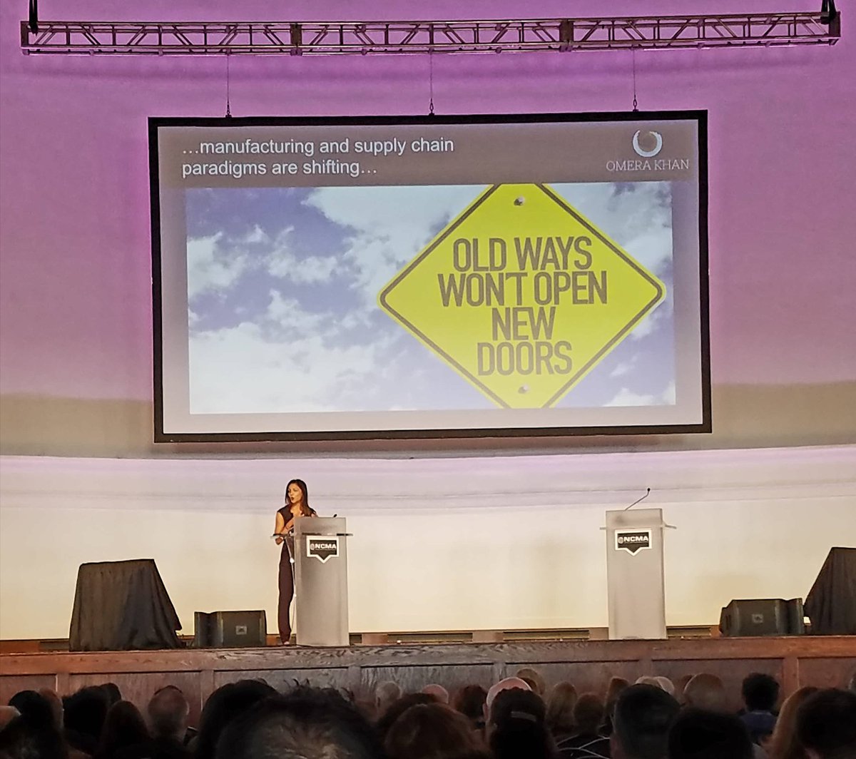 amy_anda's tweet photo. Starting the day at #NCMAwc w/@omerakhan talking about one of my fav topics--cyber risk in #supplychainmanagement https://t.co/zh6Txd4MPn