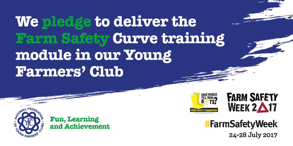 Will you make the pledge? 🚜🌱🌿 We take farm safety seriously. Something must be done! #FarmSafetyWeek