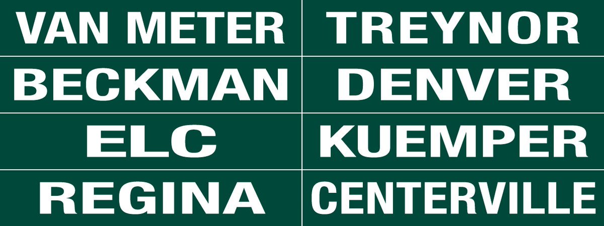 iahsbb's tweet photo. Class 2A teams take the field today. These team signs will hang on RF scoreboard
Tournament web site: https://t.co/4te1pHBk4V
#iahsbb https://t.co/mXXZtJ9zKk