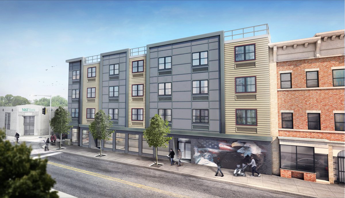 Studio1200_'s tweet photo. Wow! This week Jersey city approved Studio 1200 to design 20 more units of veteran housing. Listed below are the Press Release and Rendering https://t.co/NrCoVeQ8Gp