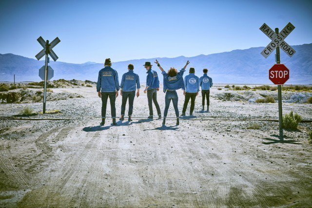SPIN's tweet photo. Arcade Fire wrote a mixed review of their own new album 'Everything Now' https://t.co/FKcDwnQHHs https://t.co/ZbNx7JhefX