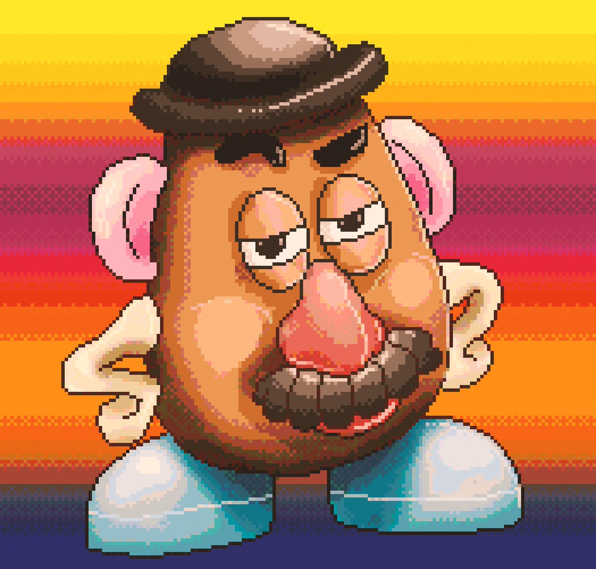 mr potato head painting