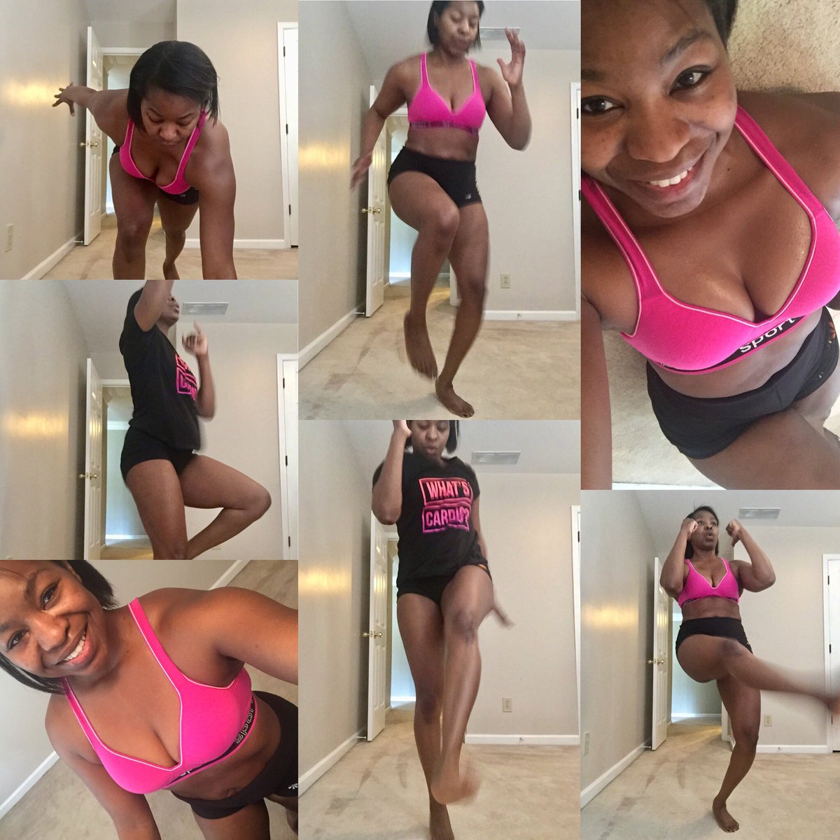 ShanPir's tweet photo. GM 😃! #focust25 #cardio is ✅! Yeah making my #summer #fat 😭 this morning 😂💪! It got #hot no #fan no #ac 😉; just a #sweatygoodtime 💦 https://t.co/dnf2crDpQP