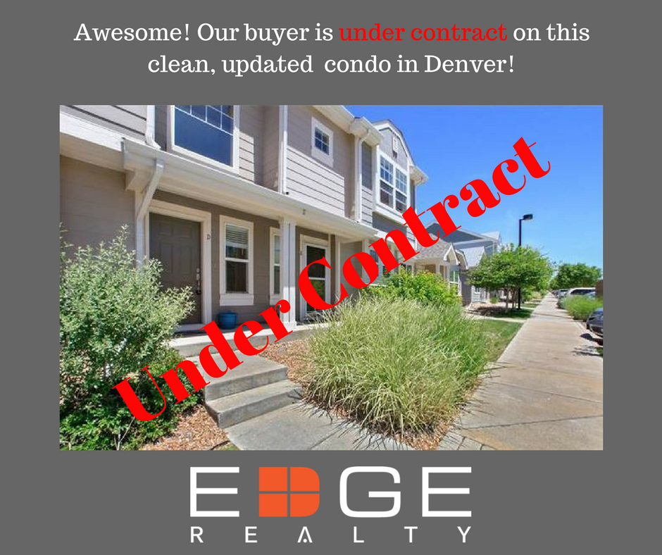 EdPratherRE's tweet photo. Congratulations to our buyer! He is under contract on this Denver condo. #RealEstate #UnderContract #AlmostSold #HappyHomeBuyer #Realty https://t.co/iCEwhZH1PH