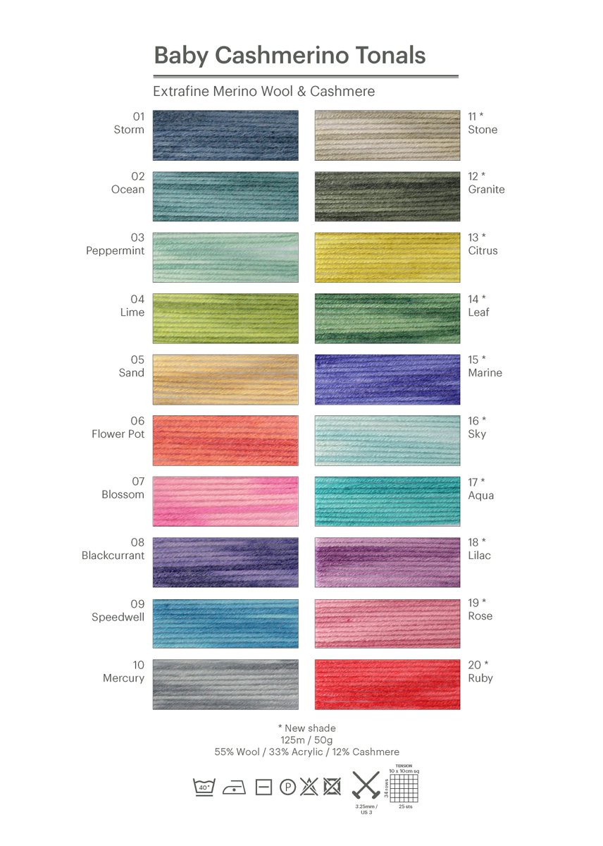 DesignerYarns's tweet photo. #Patternwatch This versatile tee in the new @KnittingMag uses @debbieblissnews #BabyCashmerino so there are 100s of stripe possibilities https://t.co/aVYypKWr9b