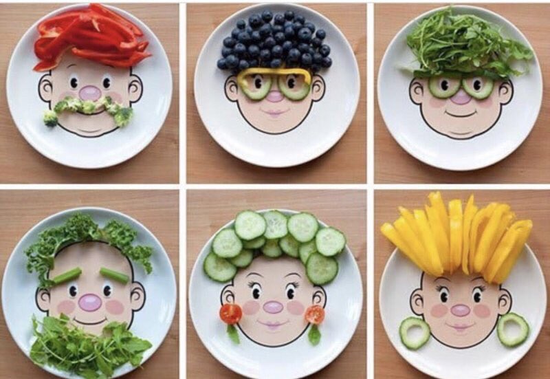 Play with your food and eat it! #funwithfood #sensoryfeeding #slp #playandeat #feedingtherapy #sos #letseat