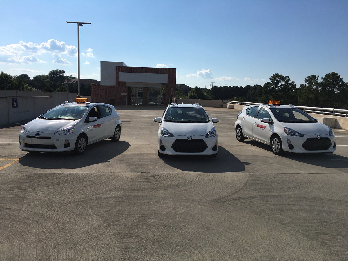 AIMSparking's tweet photo. @AIMSparking team has finished installing #AIMSLPR at NCSU! 3 Toyota Prius are ready to enforce! #AIMSparking https://t.co/VZtPoVatkN https://t.co/9sAtCpBONV