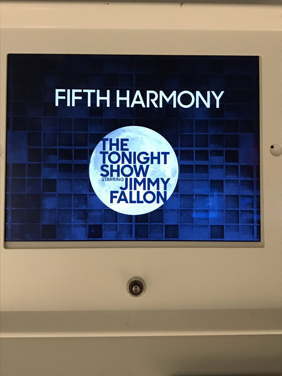 ClaramJauregui's tweet photo. We have arrived.... #5HonFallon 😜 https://t.co/M5PMRfKEyd