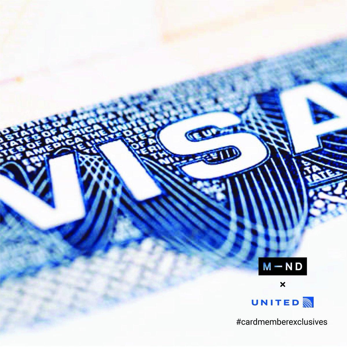 mindmediainc's tweet photo. This week M-ND collaborated with United Airlines and Visa to help elevate there business outreach. #visa #cardmembersexclusive #innovation https://t.co/O2Lu220CmD
