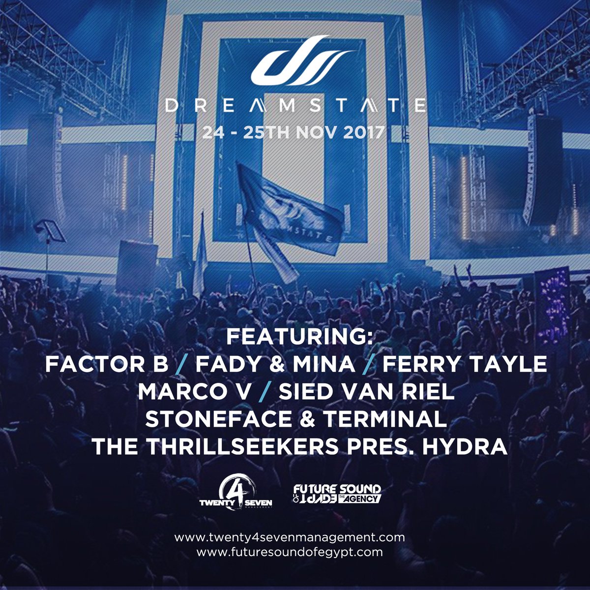 FSOETheAgency's tweet photo. #T4SMGroup and @FSOETheAgency artists performing at the huge @DreamstateUSA So Cal event this November! https://t.co/3CEgySLwJp