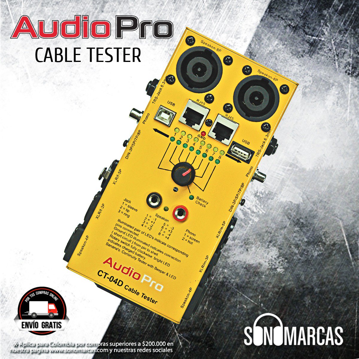 Sonomarcas's tweet photo. Mantén tus cables en el mejor estado con el CT-04D cable teaster, encuéntralo en https://t.co/0XXrBFox3I 👈👈👈 https://t.co/0IbGLI3PSl