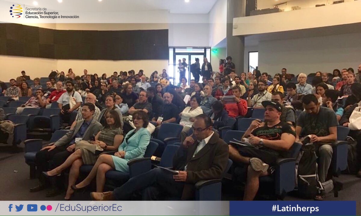 EduSuperiorEc's tweet photo. Senescyt participa en el evento de inauguración del XI Congreso Latinoamericano de Herpetología en la @PUCE_Ecuador #Latinherps https://t.co/KeT0SNCm40