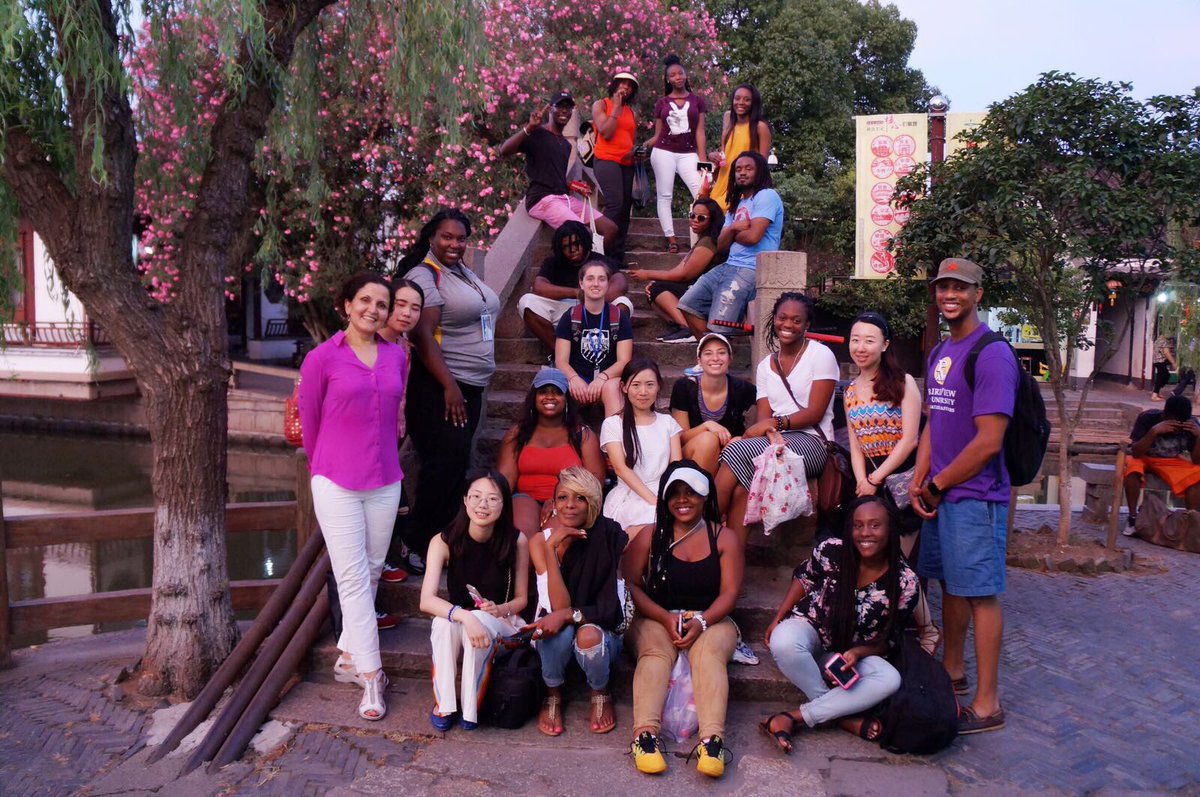 HBCUChinaNet's tweet photo. Welcome back to the HBCUs Rocking China delegation! @_HamptonU @uncfsu @PVAMU @HarrisStowe students spent 2 weeks in #China https://t.co/WDIhKEs6hA