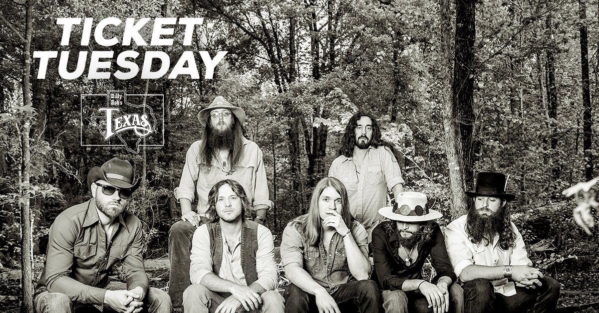 BillyBobsTexas's tweet photo. It's Ticket Tuesday! Enter to win a merch pack, 2 tix &amp; a m&amp;g for @WhiskeyMyers on 7/29! https://t.co/Tj86yQObye https://t.co/gGg3DRrSy8
