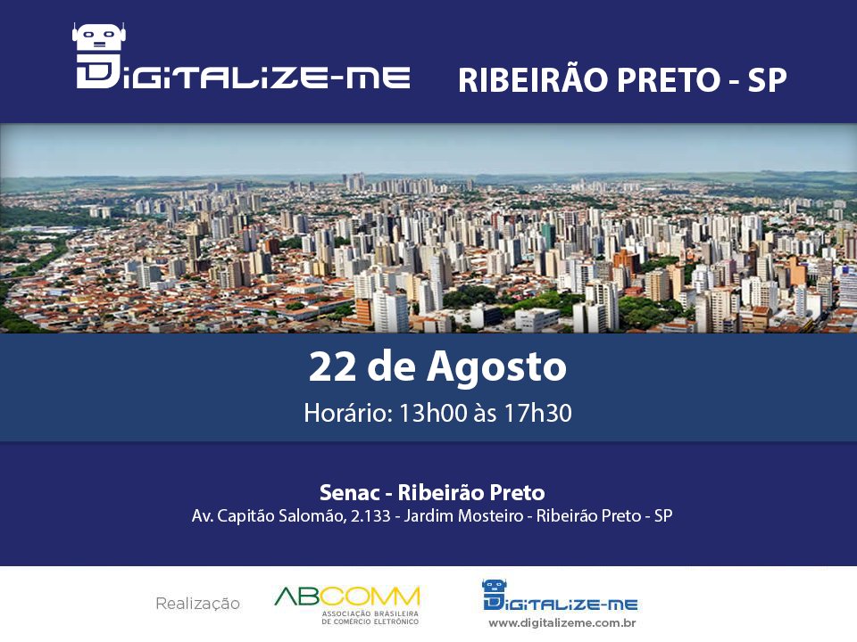 abcommbrasil's tweet photo. Atenção Ribeirão Preto e Região > Está chegando o Digitalize-Me!
Participe já. Faça sua inscrição: https://t.co/hnNEa9fI2D https://t.co/QJClFCDemK