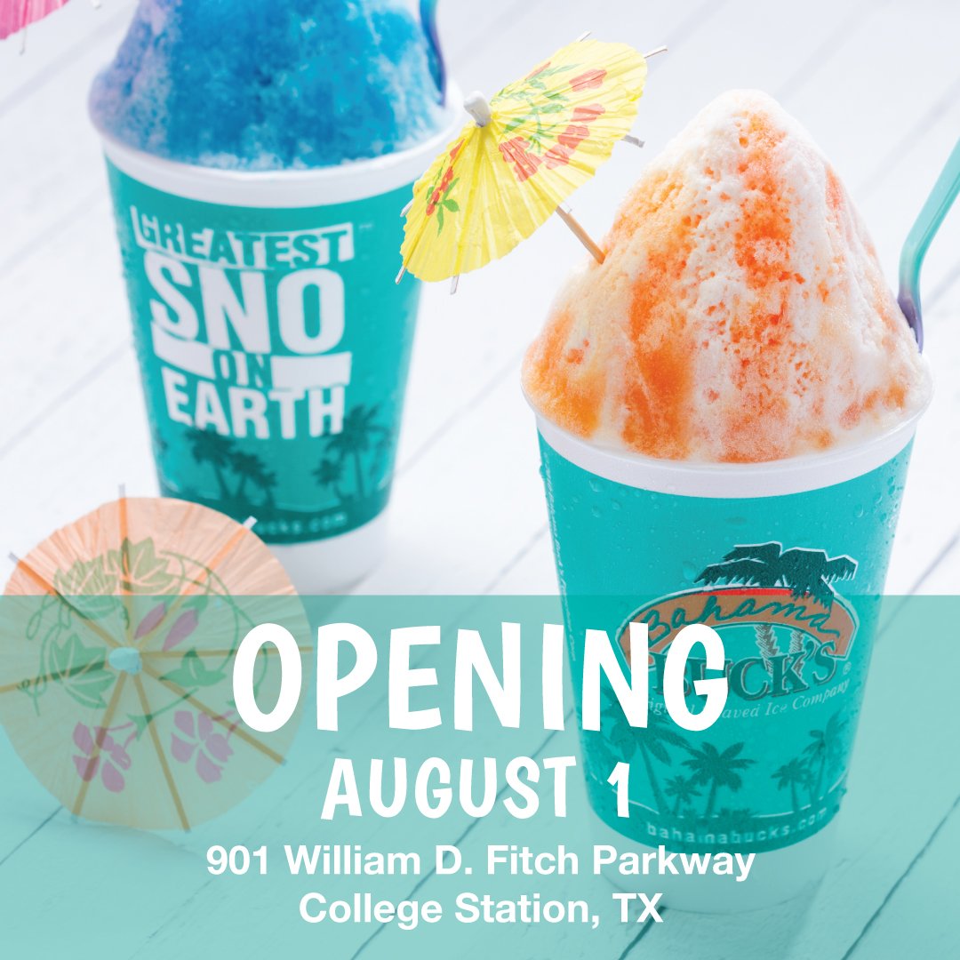 bahamabucks's tweet photo. Our newest location is opening soon! https://t.co/2L3EawBHHg