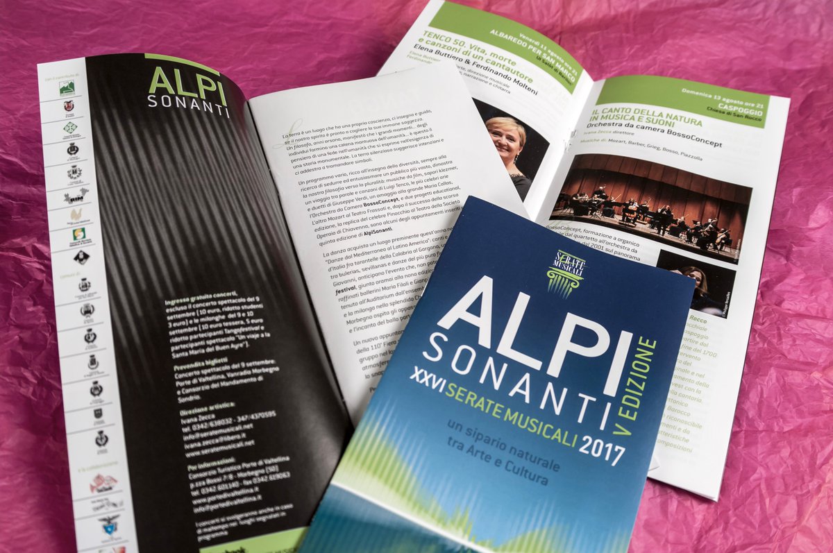 motgraf's tweet photo. Al via Alpi Sonore, continua il sodalizio con Serate Musicali, per studio e realizzazione della grafica dell’evento. https://t.co/IRx21KWOZN https://t.co/Zmj9cPEcVA