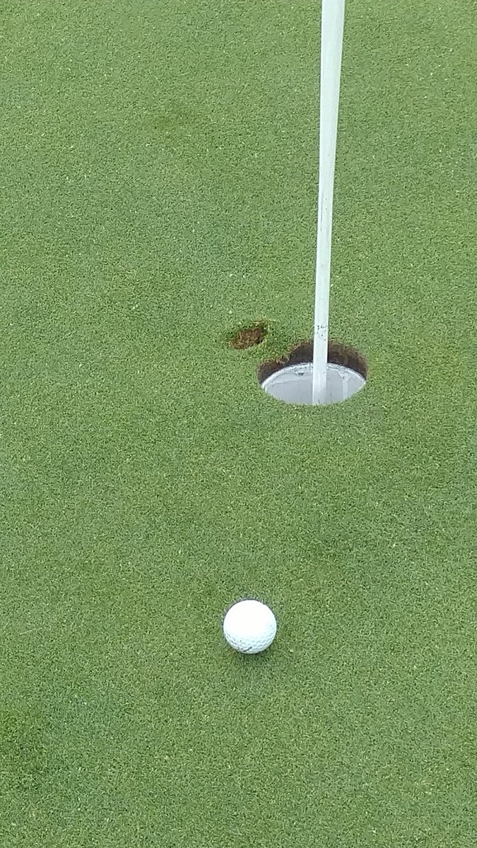 GoalieWertz's tweet image. Now this is we start #pucksnputts #teamwertz #1under