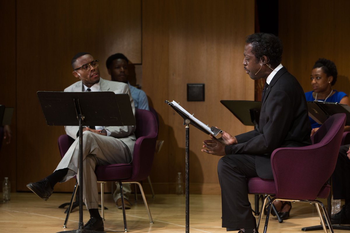wolverinewilson's tweet photo. Thrilled w/ our staged reading of #projectawareness @MoWFilmFest @amhistorymuseum about a historic debate btwn #MalcolmX &amp; #bayardrustin https://t.co/RKcSdpj9sU