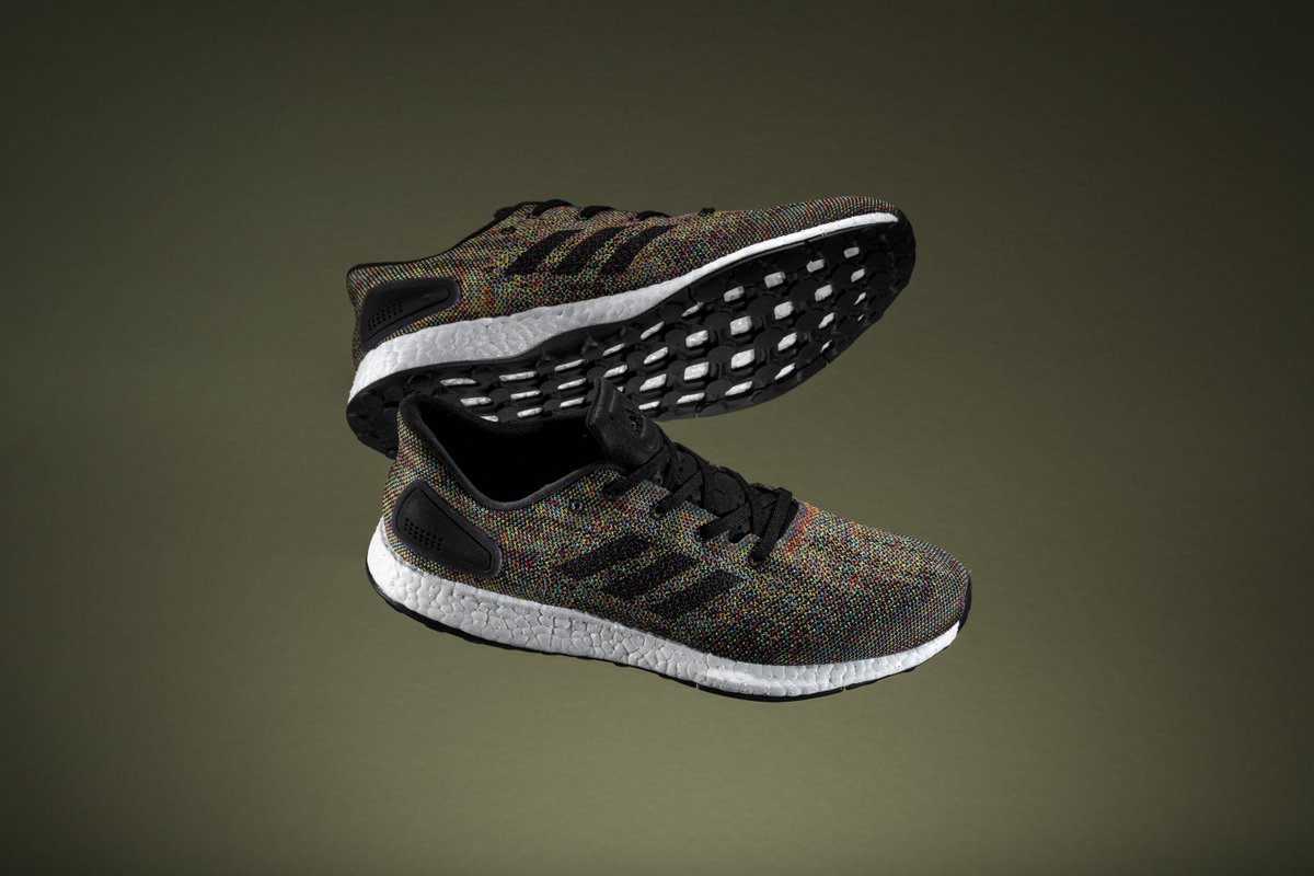 The Multicolor Pure Boost LTD is now available at Concepts NYC