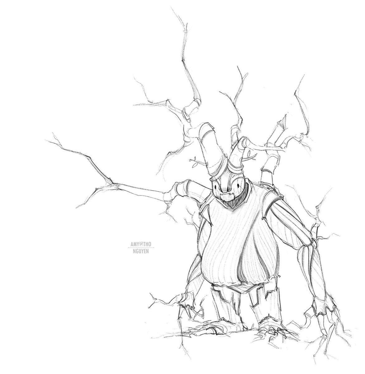 1hr drawing challenge - Ent!