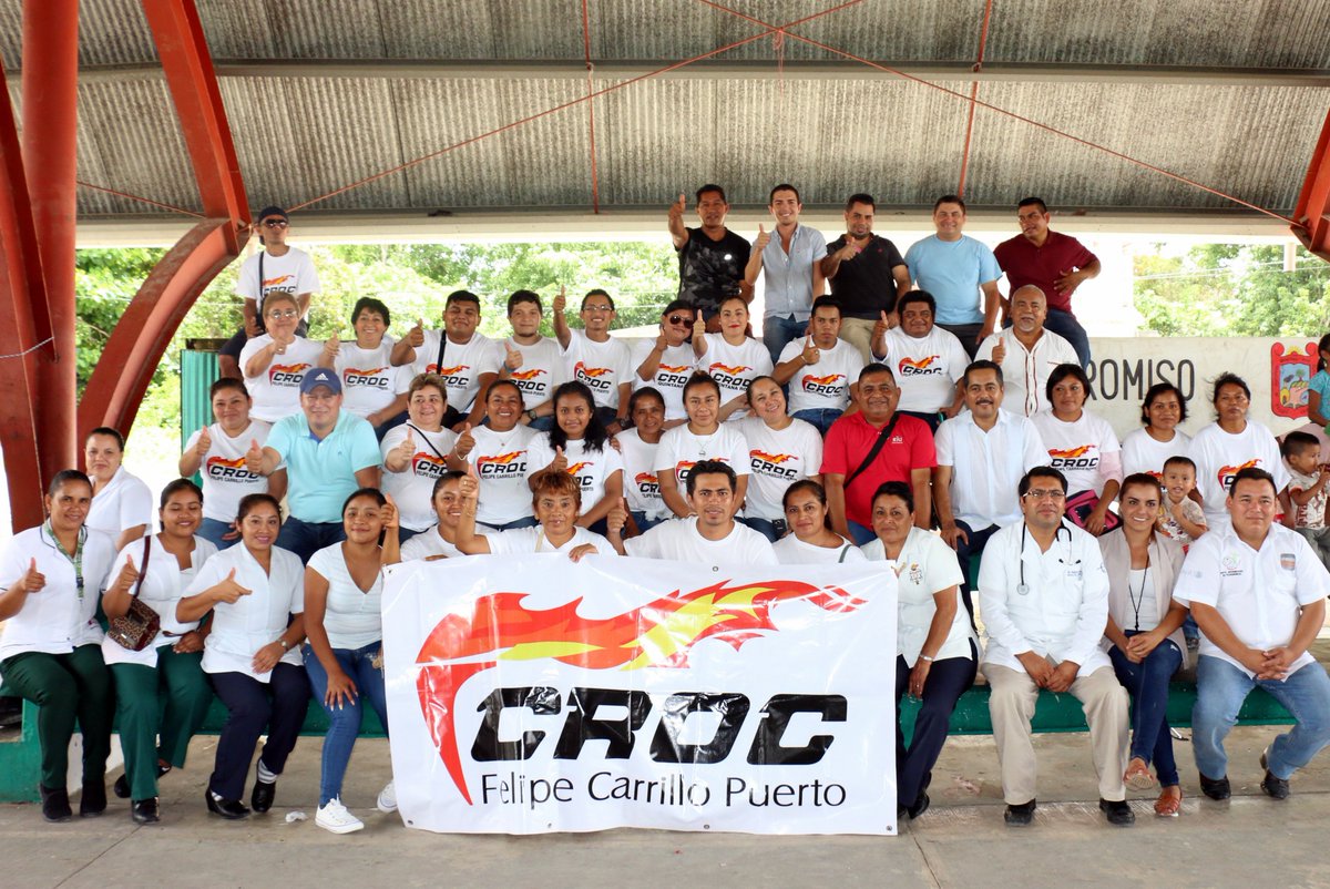 JAngelChacon's tweet photo. Jornada de Salud de la @crocqroo en el domo de la Colonia Francisco May de FCP, Q. Roo. @MartinDeLaCruzG @IsaiasSiCumple @CaamalAngel https://t.co/yHlIfsR0Ue