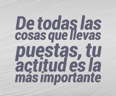 Cuando haces las cosas con pasión y entusiasmo, se nota!!!
Buenos días!! Iniciemos está semana con la mejor actitud. Feliz lunes! #SR® #TMR