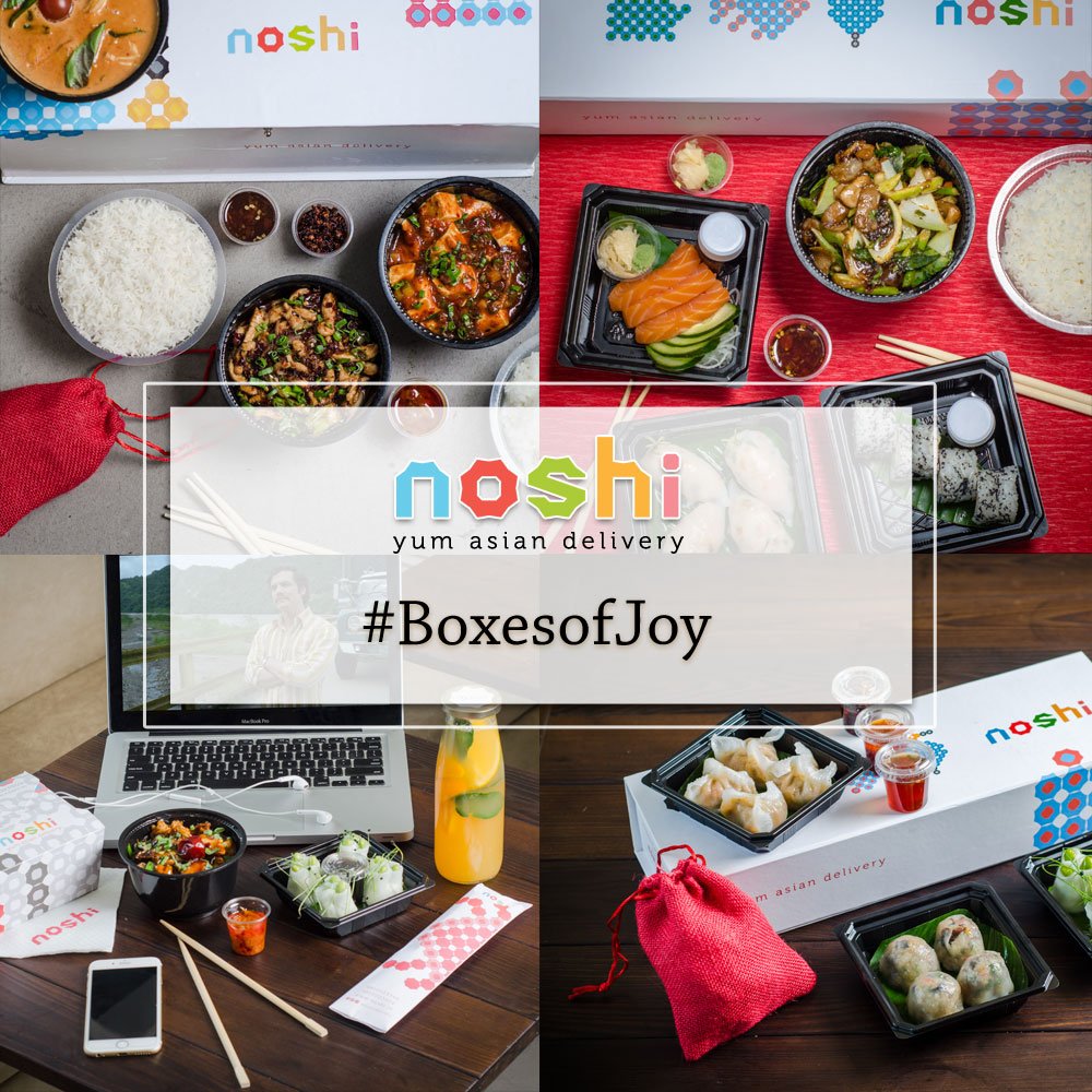 Start your week off the right way. Order our #boxesofjoy at noshi.in.
#noshidelivery #asiancuisine #sushi #dimsums