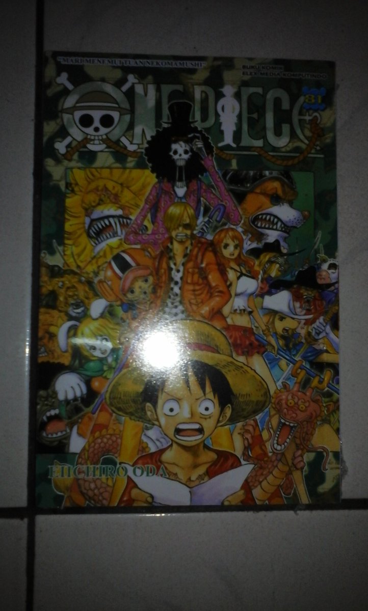 ii_zaly's tweet photo. One Piece Vol. 81 @elexmedia @ManiakOnePiece @Official_KOPI @ID_ONEPIECE @OnePieceINA__  #BeliKomikAsli #SupportOda https://t.co/EXyDZYBIKF