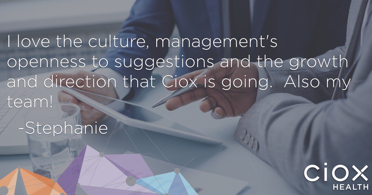 CioxCareers's tweet photo. Come and be part of our positive momentum! #CioxHealth #growth #werehiring #motivationmonday https://t.co/OzON3Zv6ph https://t.co/KC8pTGkpvQ
