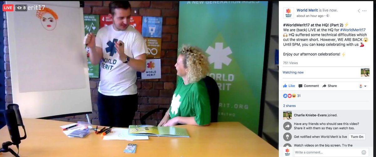 WorldMeritOrg's tweet image. Our #WorldMerit17 celebrations continues with our Facebook LIVE stream still going strong 💪🏽 Tune in on Facebook now 🎥