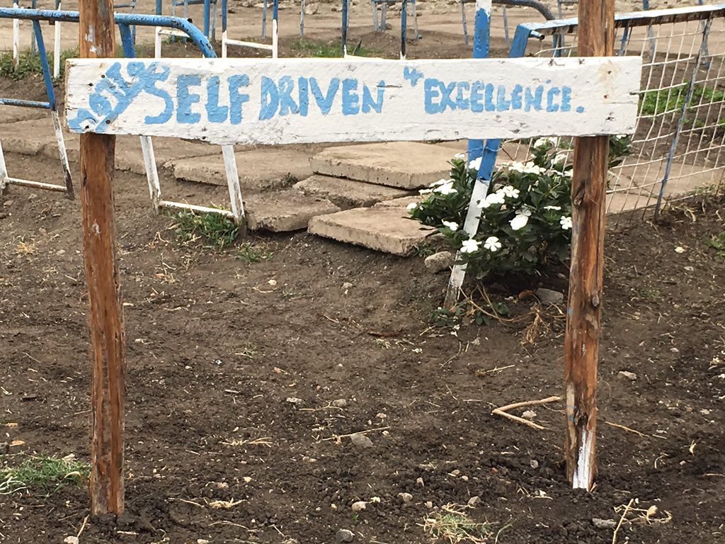 The motto at #Ndovoini #school outside #Nairobi #proudchildren #lovetheirschool