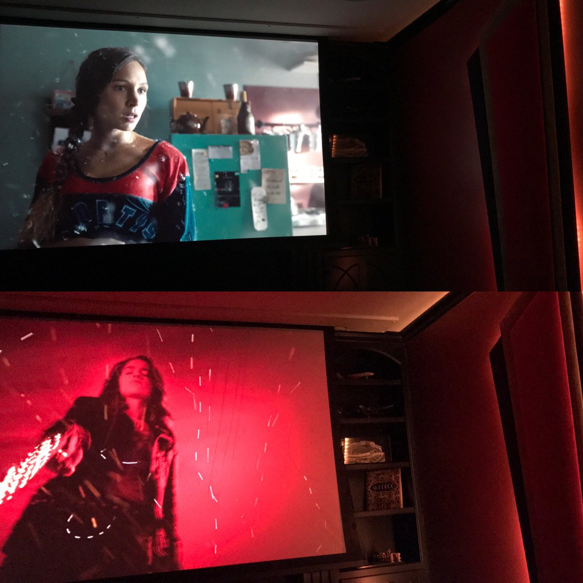 RightMeowMeow's tweet image. @WynonnaEarp No time like the present to catch the girls in action from the beginning. #WynonnaEarp #HomeTheaterStyle #90InchScreen