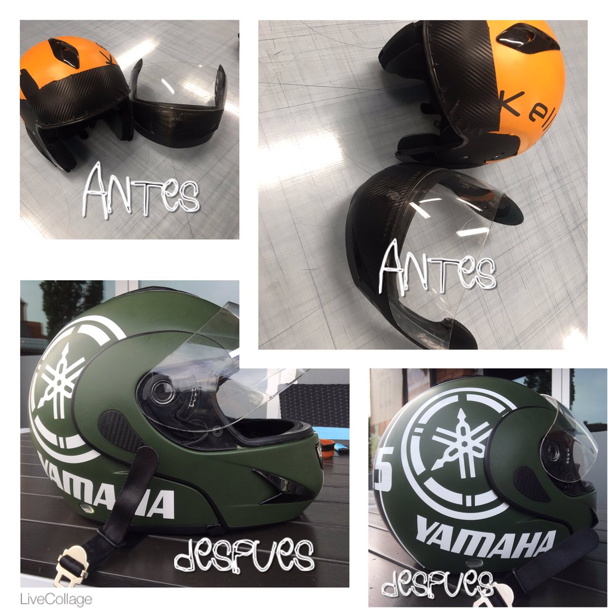 dekortekk's tweet photo. #motos #casco #vinilos #3M #rotulos https://t.co/R8yECUyYn2