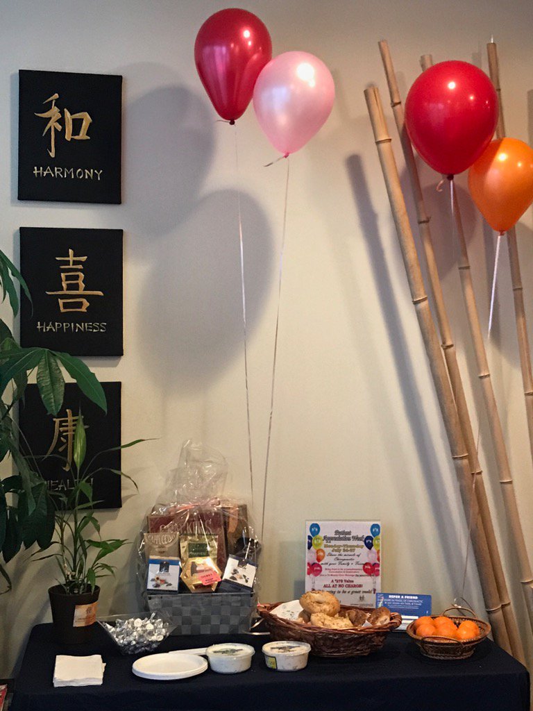 DDrobbin's tweet photo. Getting ready for our Patient Appreciation Week Celebration! #patientappreciationweek #chiropractic https://t.co/Gvlp56335h