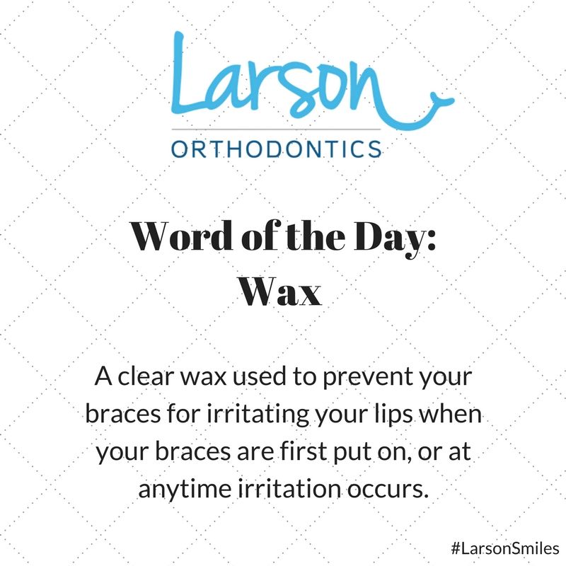 smilesbyLarson's tweet photo. Larson's Word of the Day: Wax
#LarsonOrtho #LarsonSmiles #Ortho #DentalAssistant #Braces #Smile #Orthodontist #Dentist #picoftheday https://t.co/H5FFxIAgdy