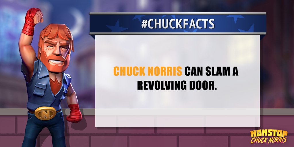 Time for a fresh #ChuckFact! Get some #MondayMotivation and share your fact with us!