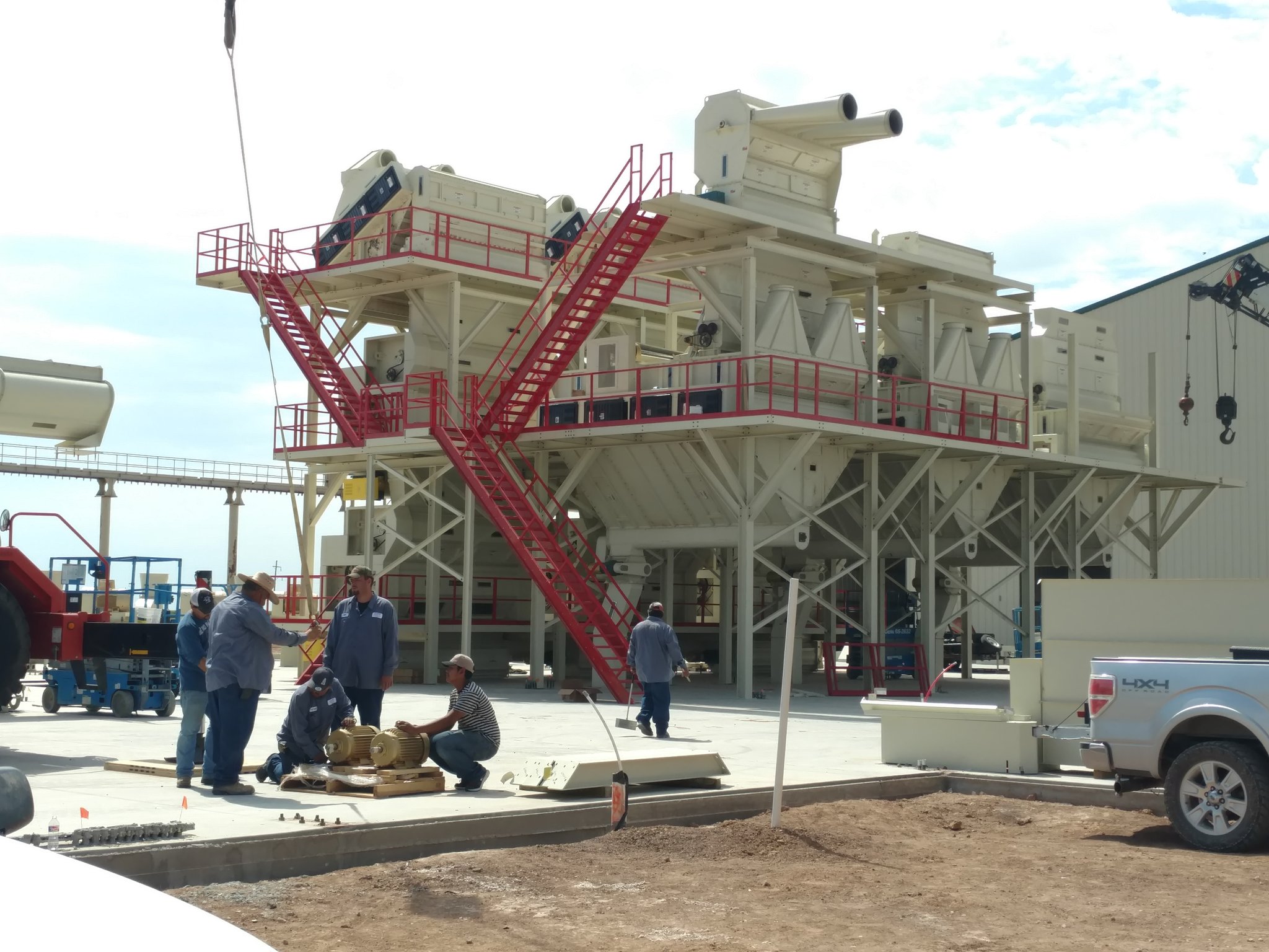 Lloyd Arthur on Twitter "Toured the cotton gin under construction at